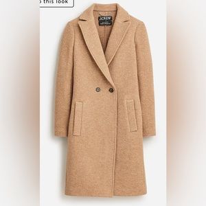 New JCrew New Daphne topcoat in Italian boiled wool